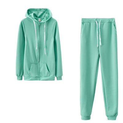 Women's Clothing Solid Color Hoodie Suit Sports